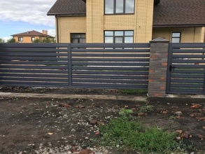 Забор жалюзи 72 метра фото в Дрезне