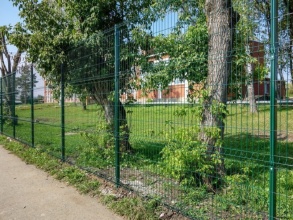 3D заборы для школы 90 метров фото в Дрезне